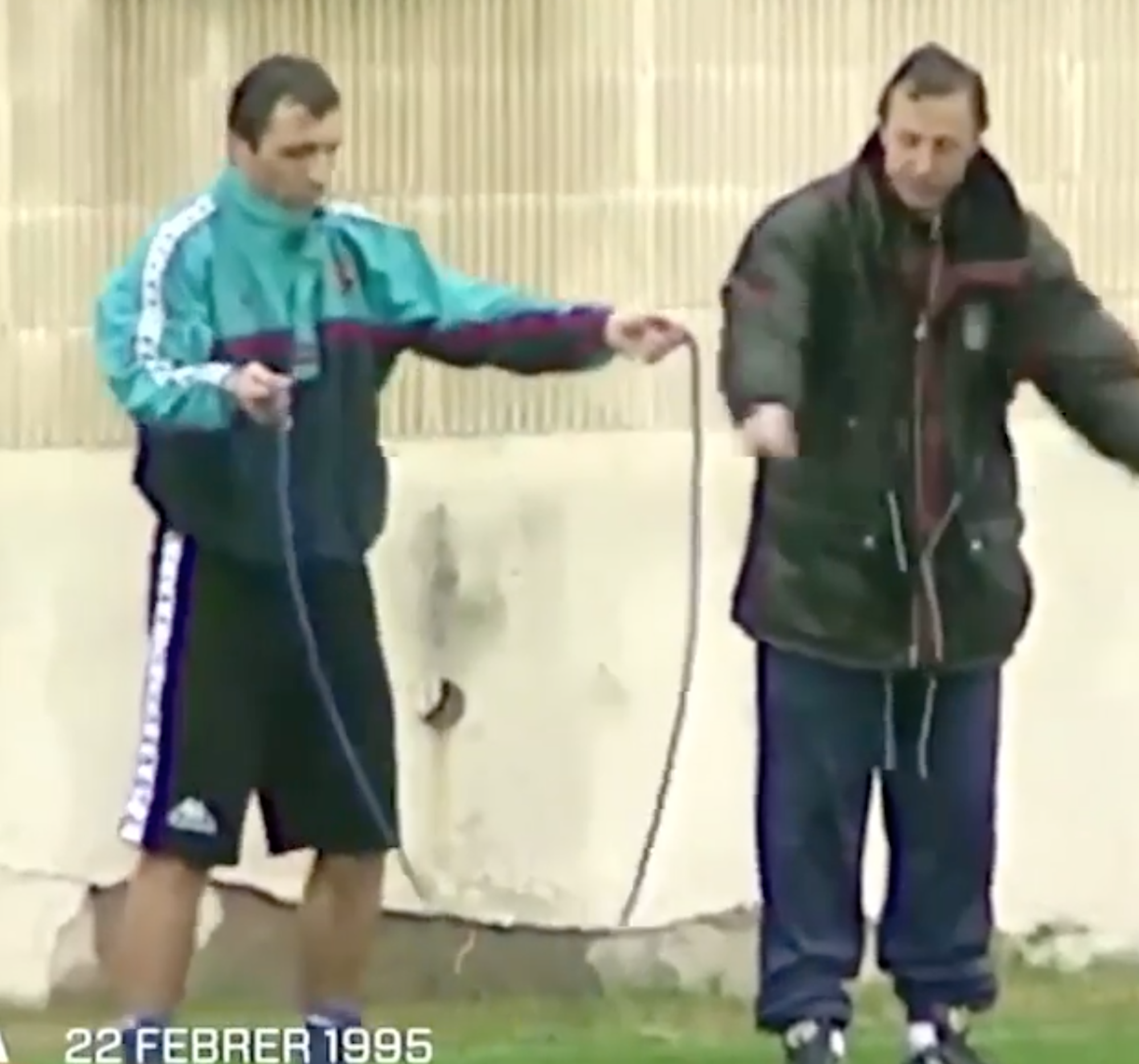 VÍDEO | El moment quan Cruyff ensenyava a Stóitxkov a saltar a la corda