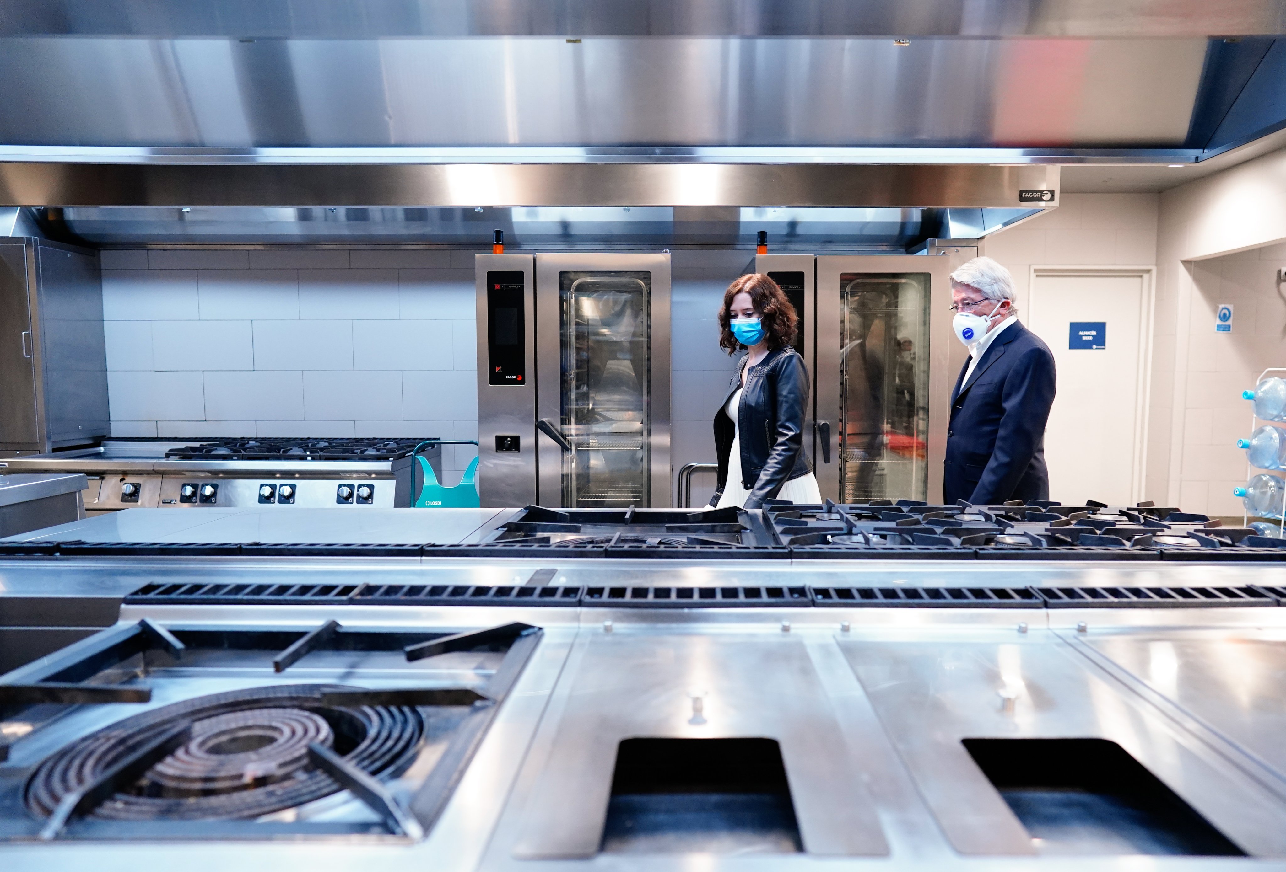 El Atlético cede las cocinas del Wanda para luchar contra el coronavirus