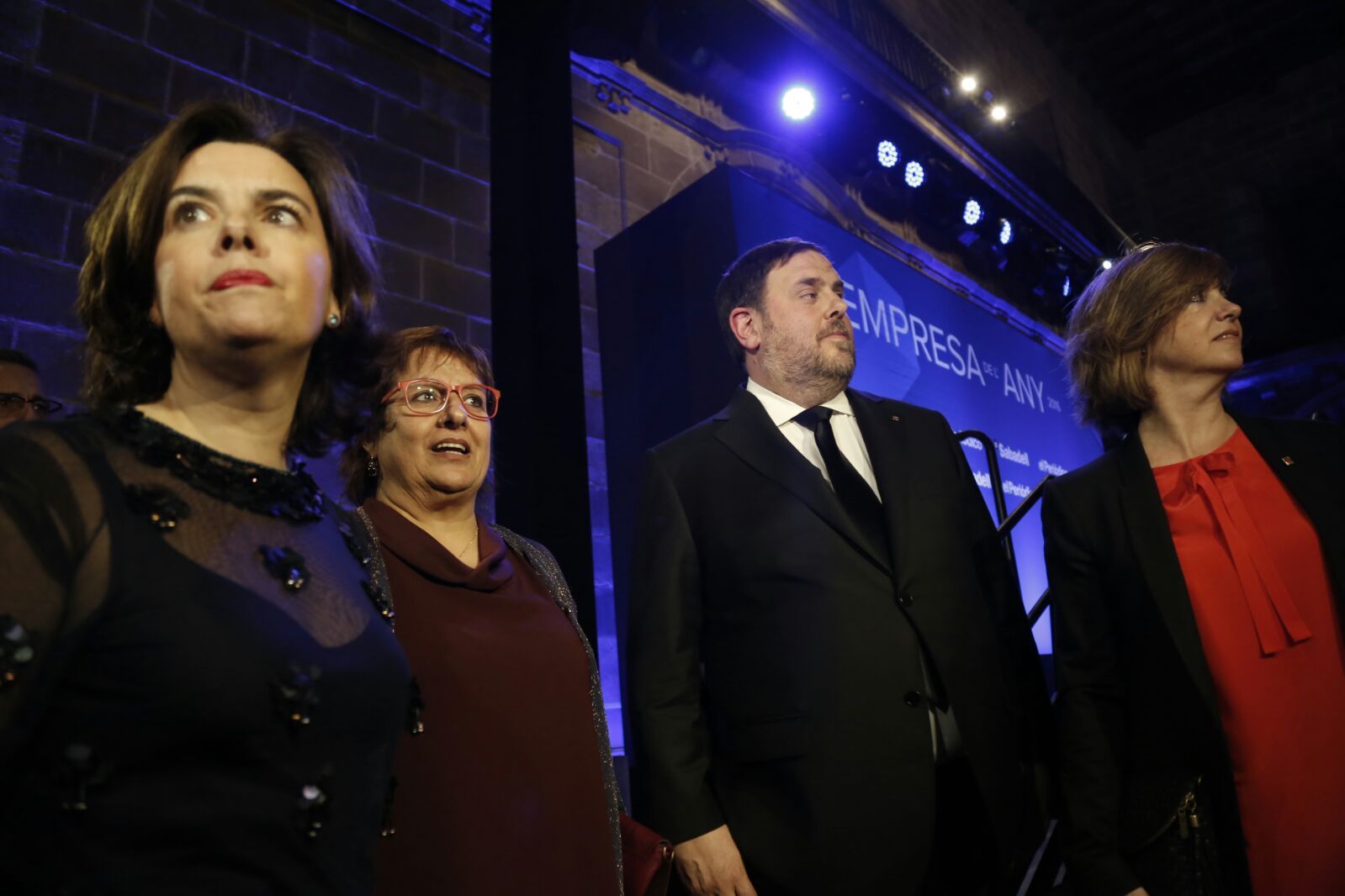 Junqueras y Santamaría, juntos en los premios Empresa de l'Any