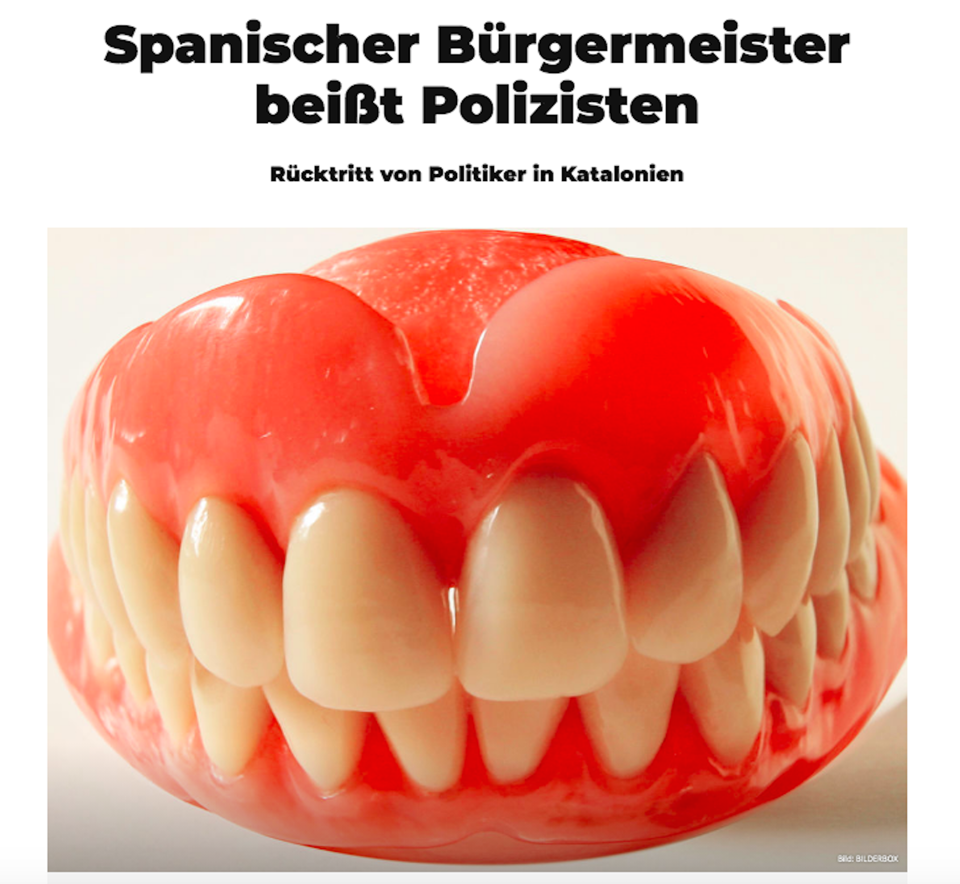 La mossegada de l'exalcalde de Badalona arriba a la premsa germànica