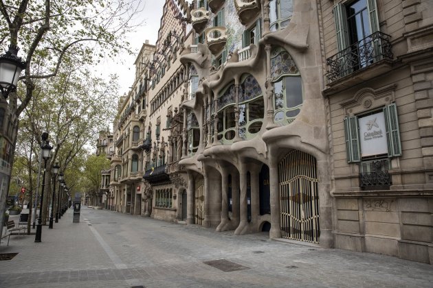 Coronavirus Casa Batlló turisme barcelona buida - Sergi Alcàzar