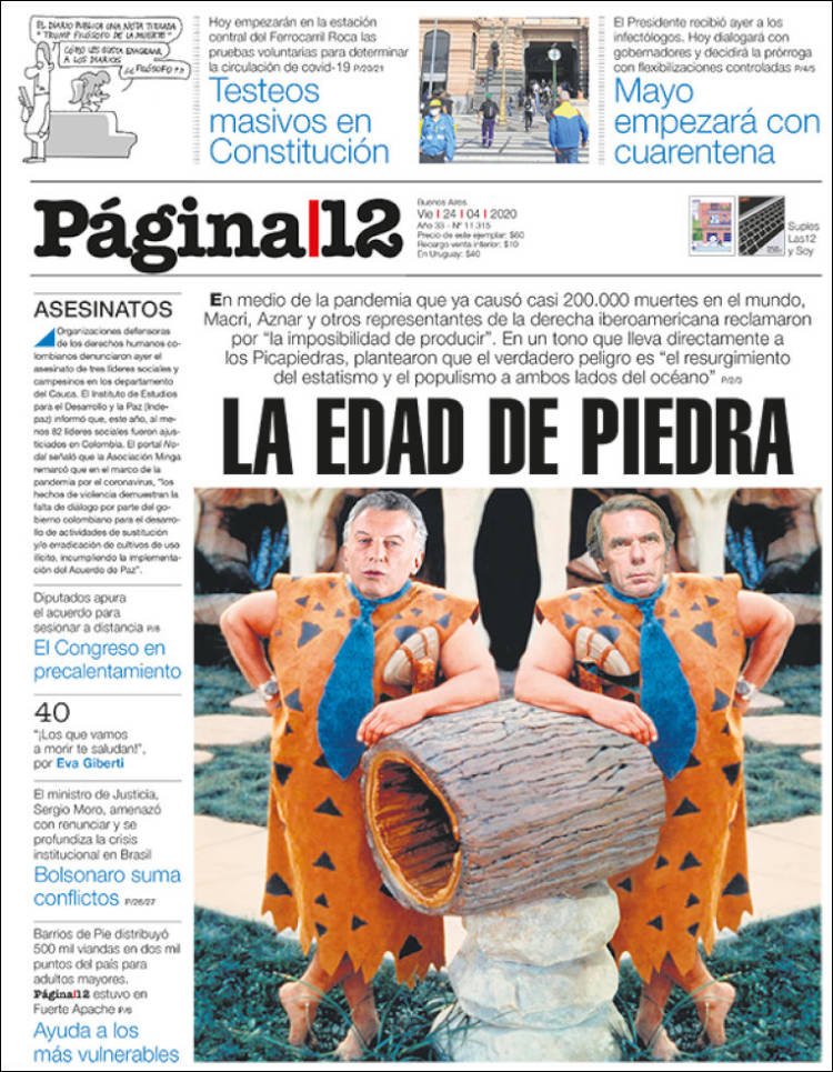 Portada Aznar Argentina