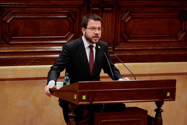 Pere Aragonès Parlamento - EFE