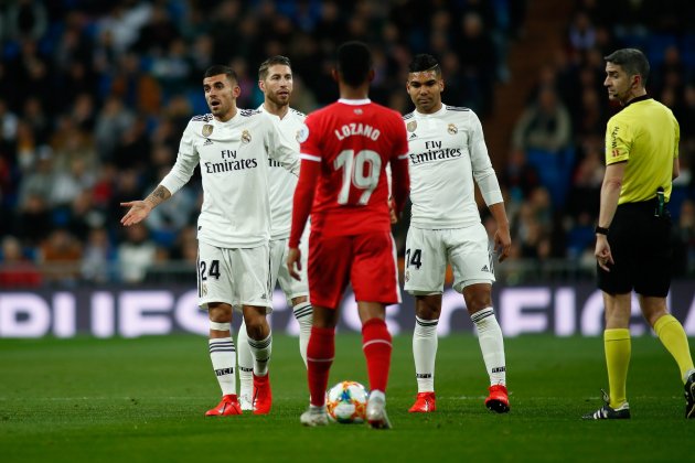 Dani Ceballos Casemiro Sergio Ramos Real Madrid Girona Europa Press