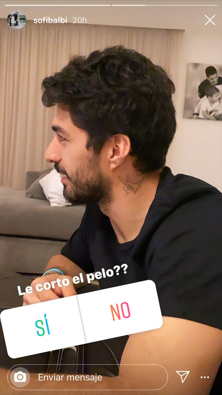 luis suarez pentinat sofia balbi Instagram