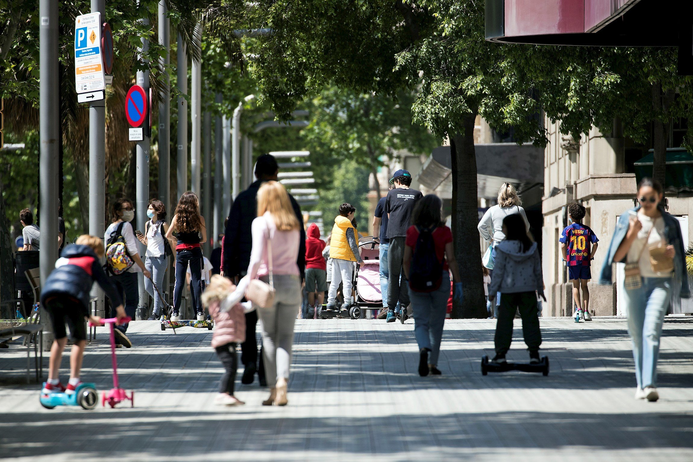 Alarma per la sortida de nens: els adults no respecten les normes