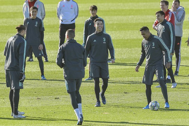 Cristiano Ronaldo Juventus entrenamiento Champions Europa Press