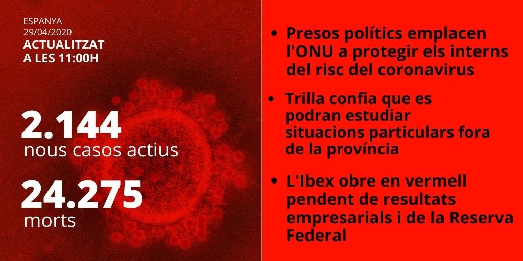 morts coronavirus 29 abril
