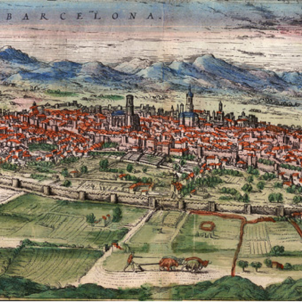 Test 100. Barchinona medieval. Gravat de Barcelona (segle XVI). Font Ajuntament de Barcelona Test 100. Barchinona medieval. Gravat de Barcelona (segle XVI). Font Ajuntament de Barcelona