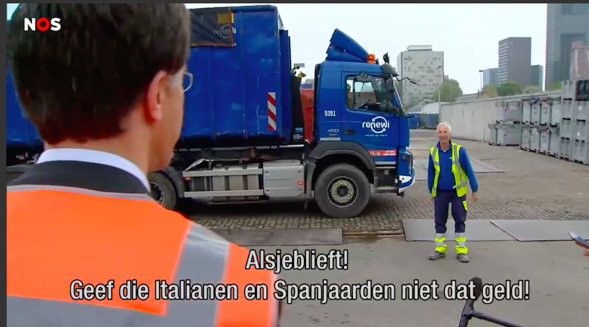 Un trabajador holandés, al primer ministro: "¡No den dinero a los españoles!"