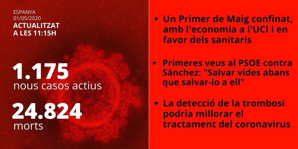 morts coronavirus 1 maig