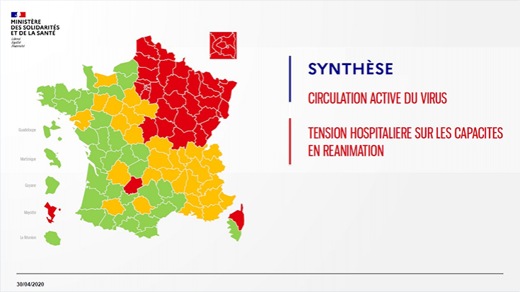 mapa catalunya norte - ministerio sanidad francés