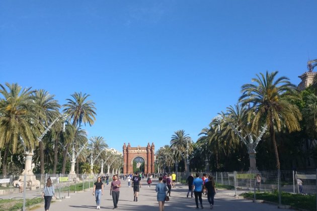 Arc de Triomf  coronavirus passejar   Albert Malla