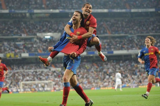Gerard Pique Barca Real Madrid Bernabeu 2 6 @FCBarcelona Gerard Pique Barca Real Madrid Bernabeu 2 6 @FCBarcelona