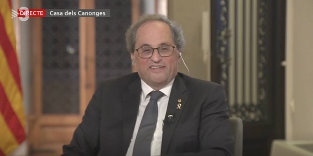 Quim Torra ríe FAQS TV3