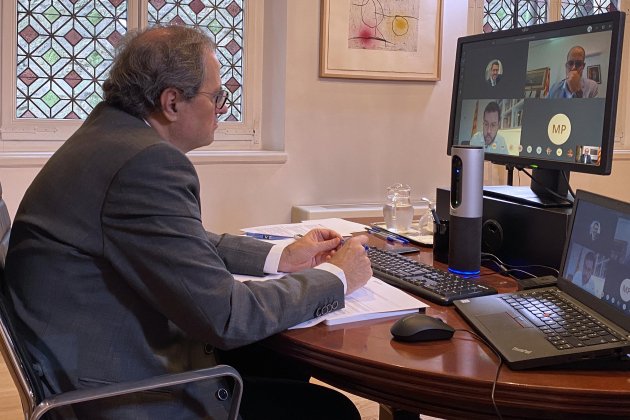 Reunió Govern Quim Torra maig Ruben Moreno