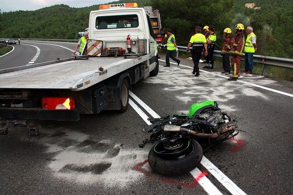 moto accidente