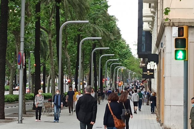 Diagonal barcelona desconfinament fase 0 coronavirus - Maria Carbó