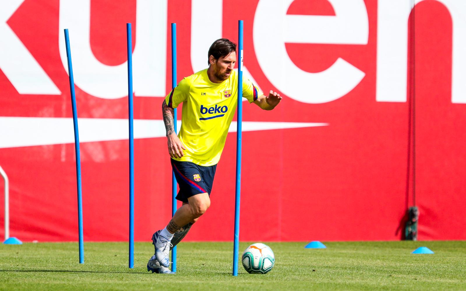 VÍDEO | El Barça vuelve a entrenarse siguiendo los protocolos del coronavirus