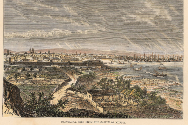 Vista de Barcelona (circa 1800). Font Cartoteca de Catalunya