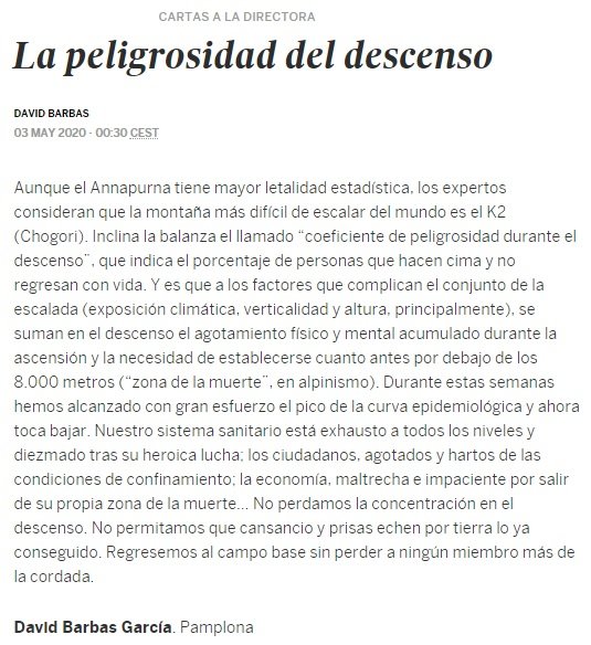 Carta al director