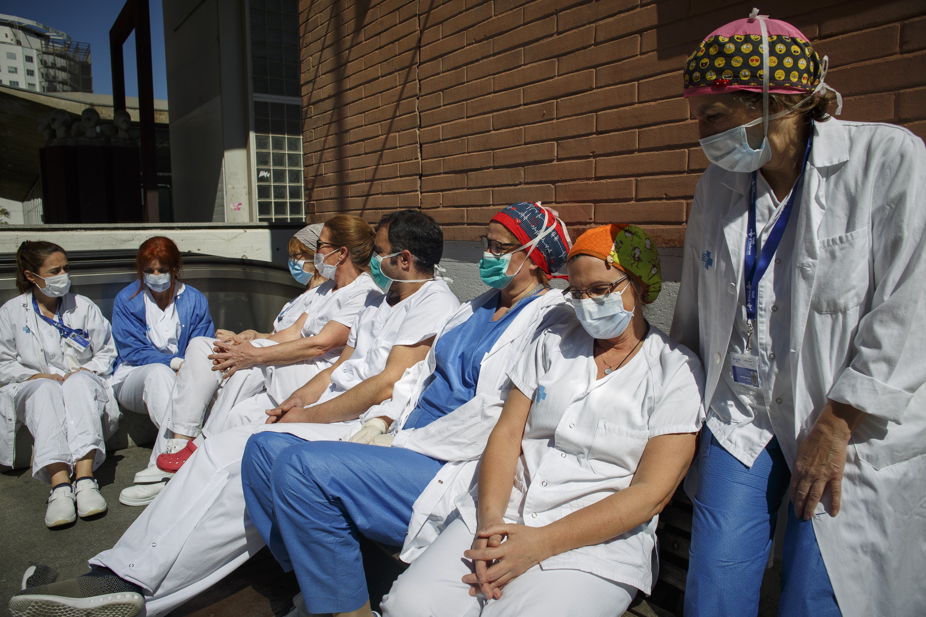Coronavirus Hospital Vall de Hebrón enfermeras - Sergi Alcazar