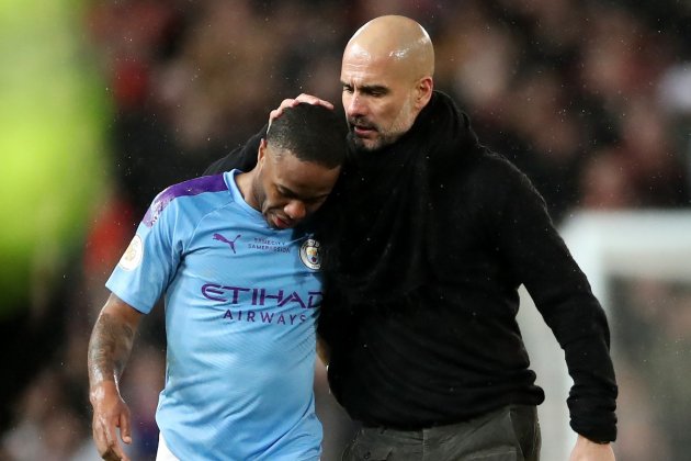 Raheem Sterling Pep Guardiola Manchester City Europa Press