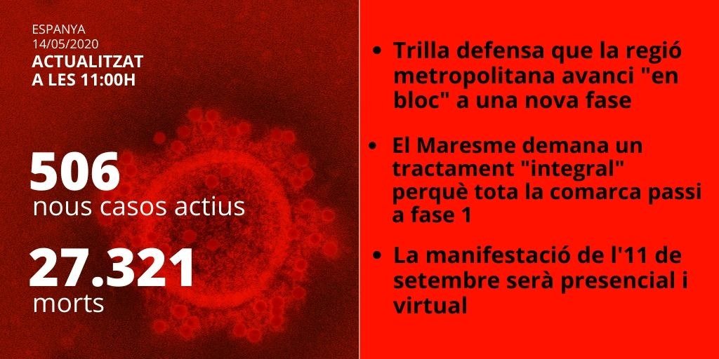 dades coronavirus espanya 14 maig