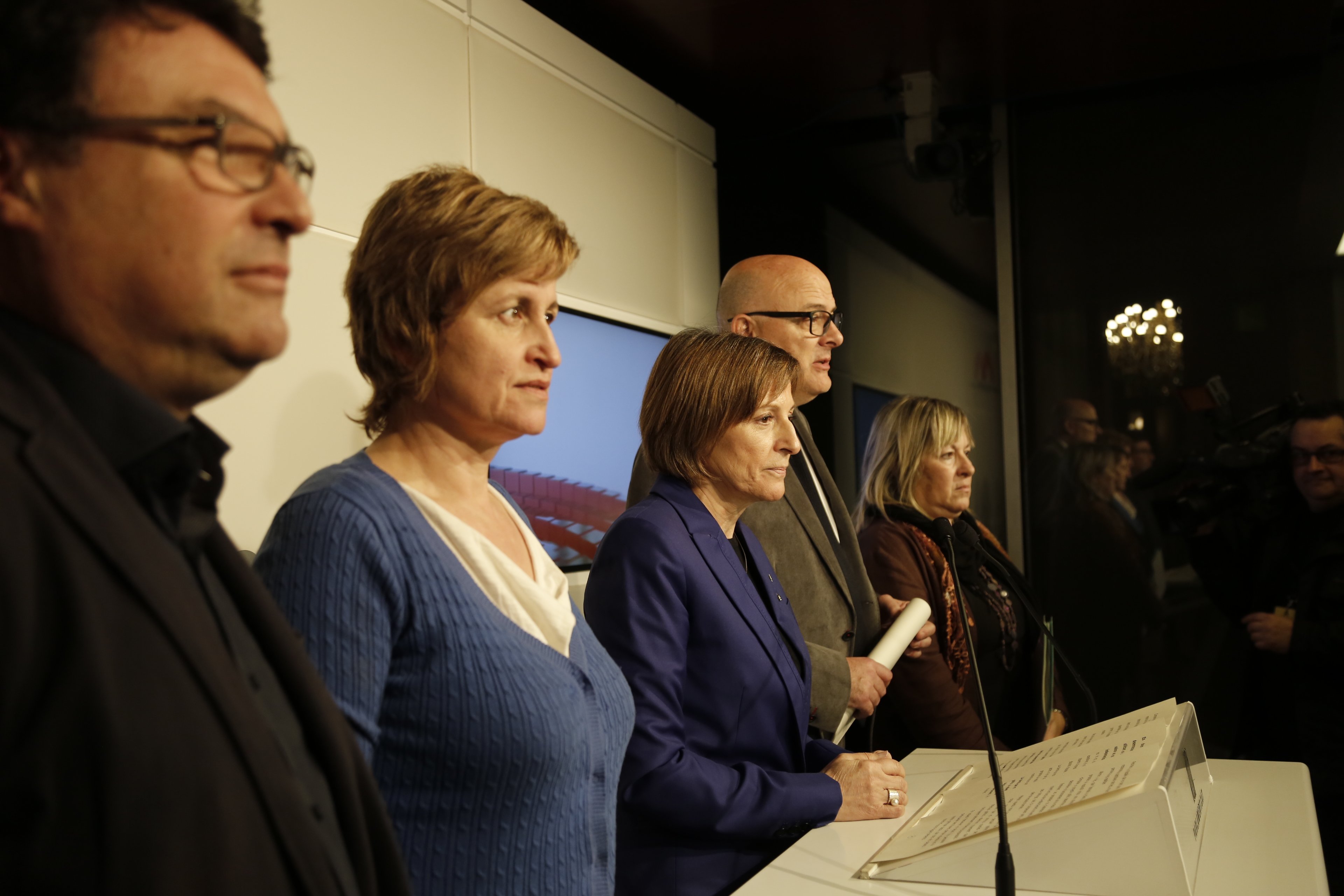 Forcadell agraeix a la Fiscalia que s'hagi "desemmascarat"