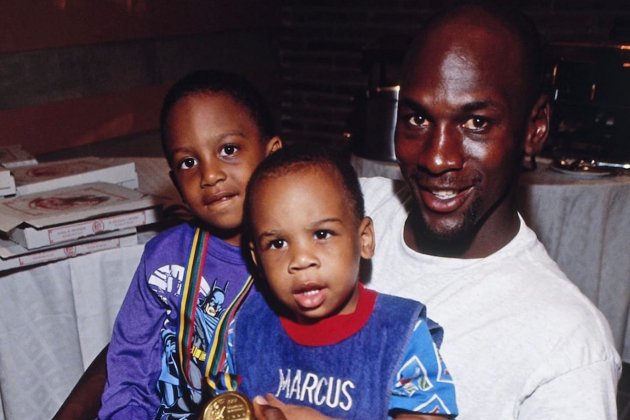 Michael Jordan fills hijos MJ @jheirjordan13