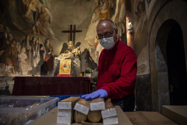 Menjador Social Santa Anna Coronavirus caritas esglesia crisi caritas mascareta- Sergi Alcazar