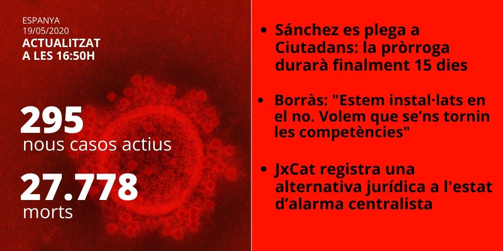 card directe morts coronavirus espanya