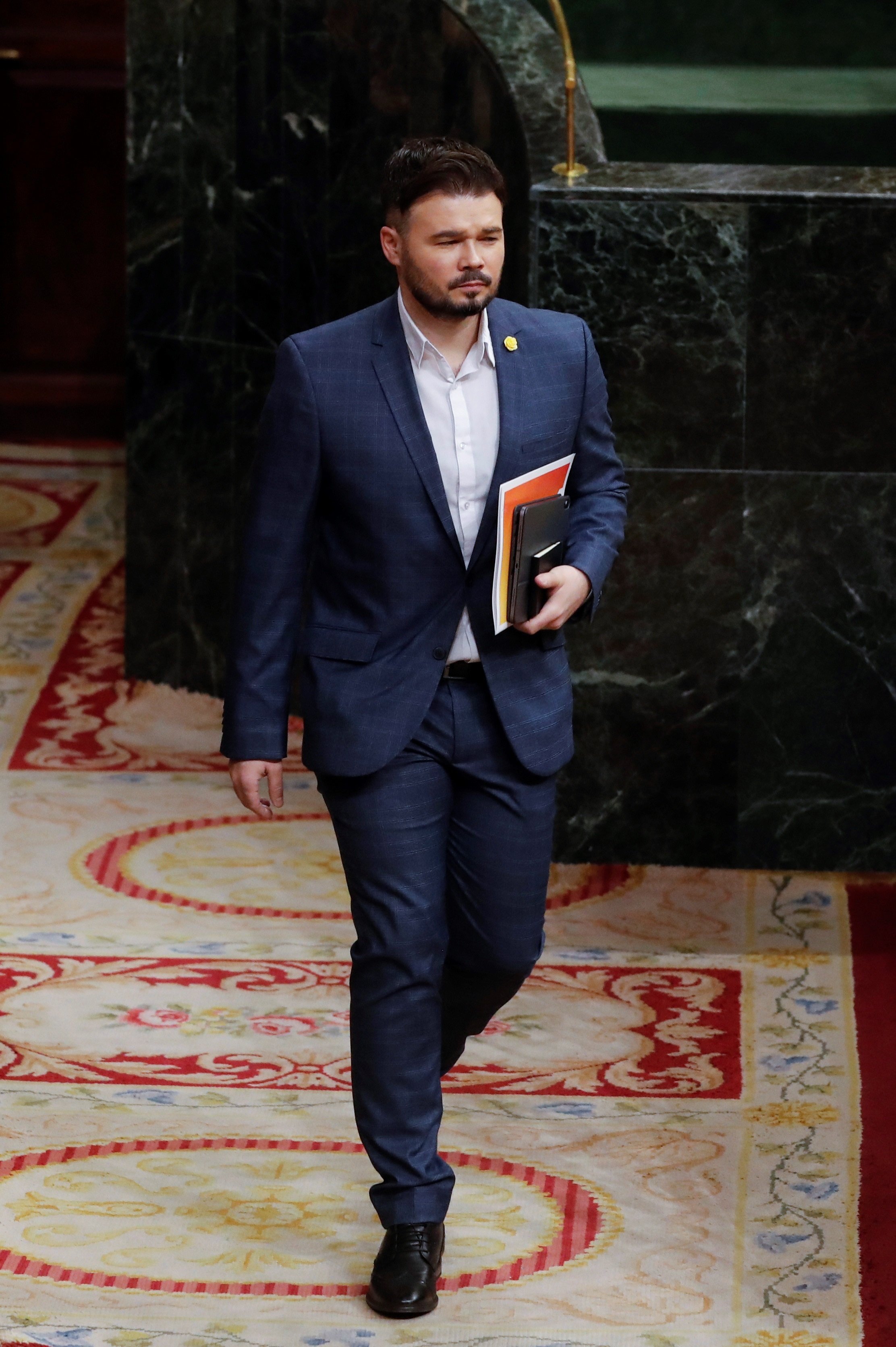 Els retrets de Rufián a Buch per no haver sancionat el mosso condemnat pel 15-M