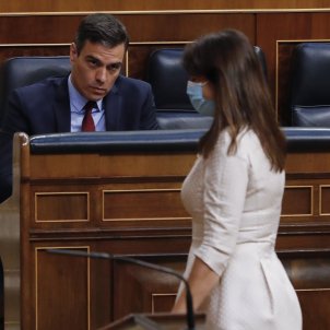 Pedro Sánchez Laura Borràs coronavirus Congrés Pool EFE