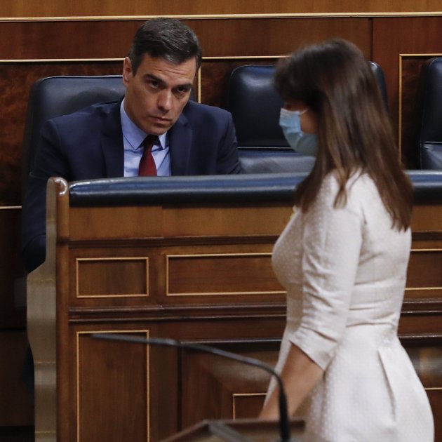 Pedro Sánchez Laura Borràs EFE