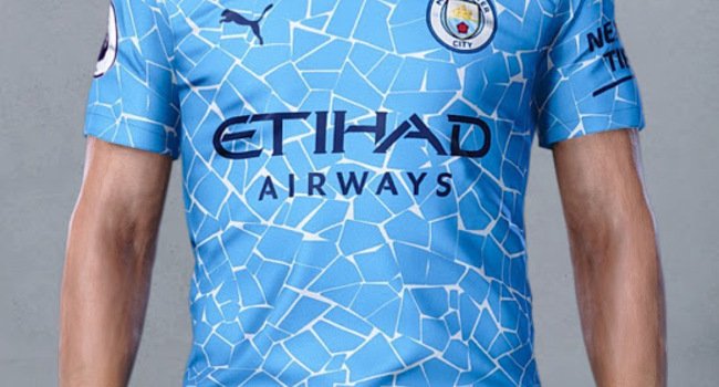 Manchester City Primera equipacio 2020 2021 gaudi