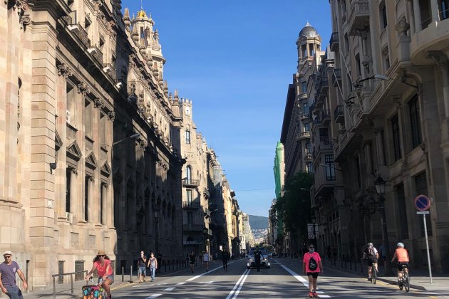 Esportistes Via Laietana coronavirus   Marina Fernández