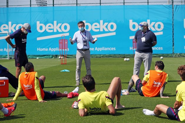 Bartomeu Barca entrenamiento FC Barcelona
