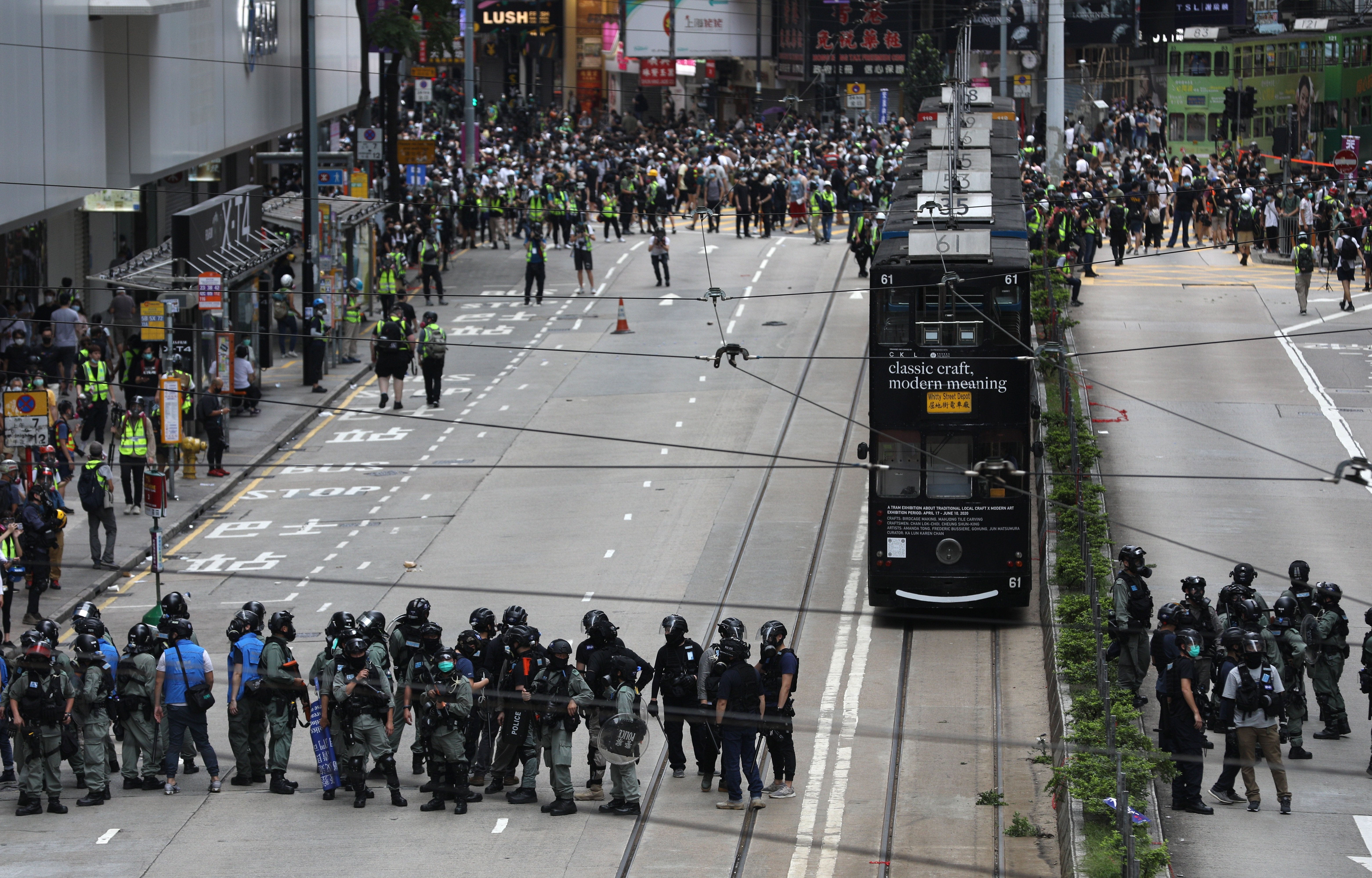 Vuelven las protestas en Hong Kong después del coronavirus