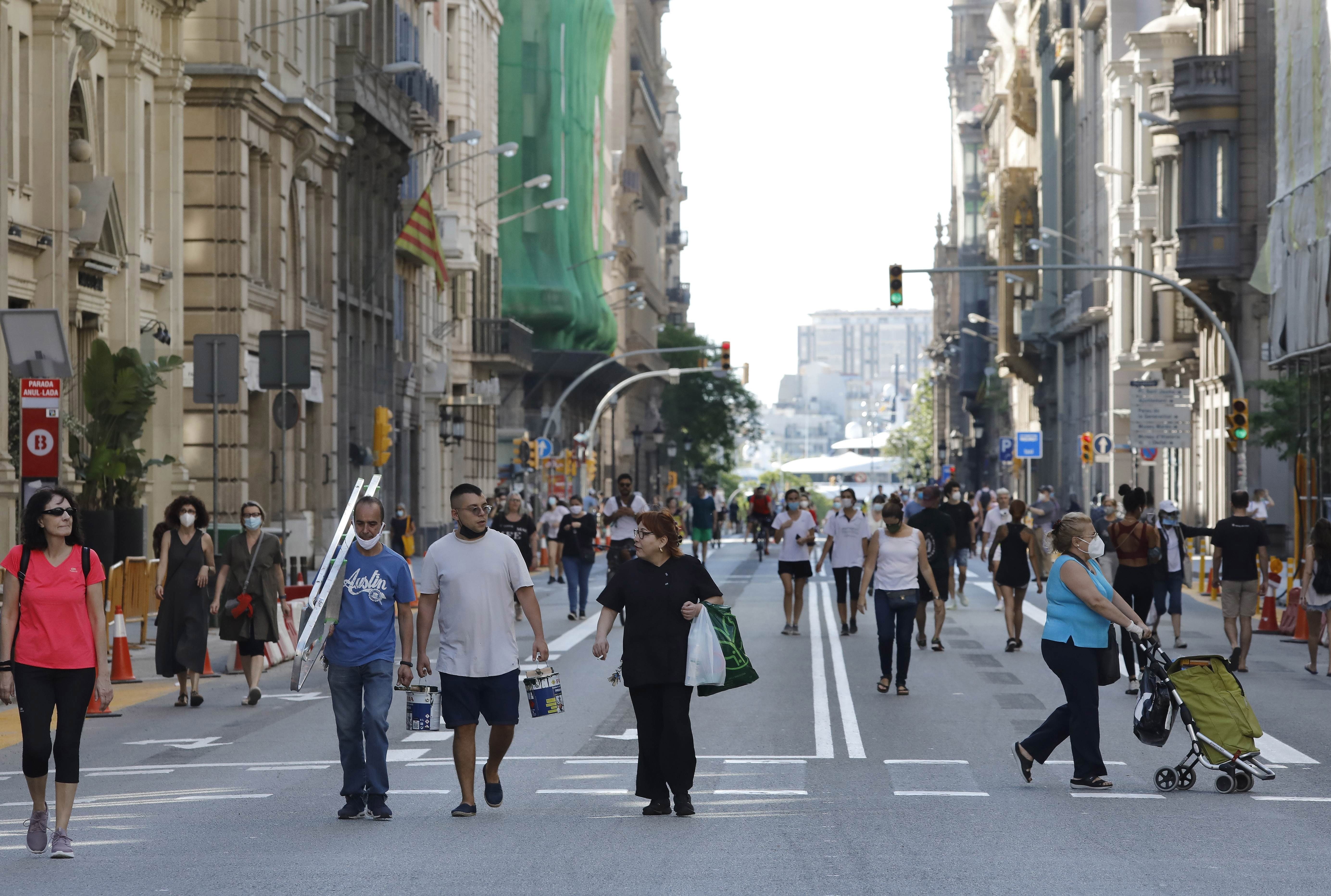 Vecinos de Via Laietana se quejan a Colau: "No queremos ser un gueto"