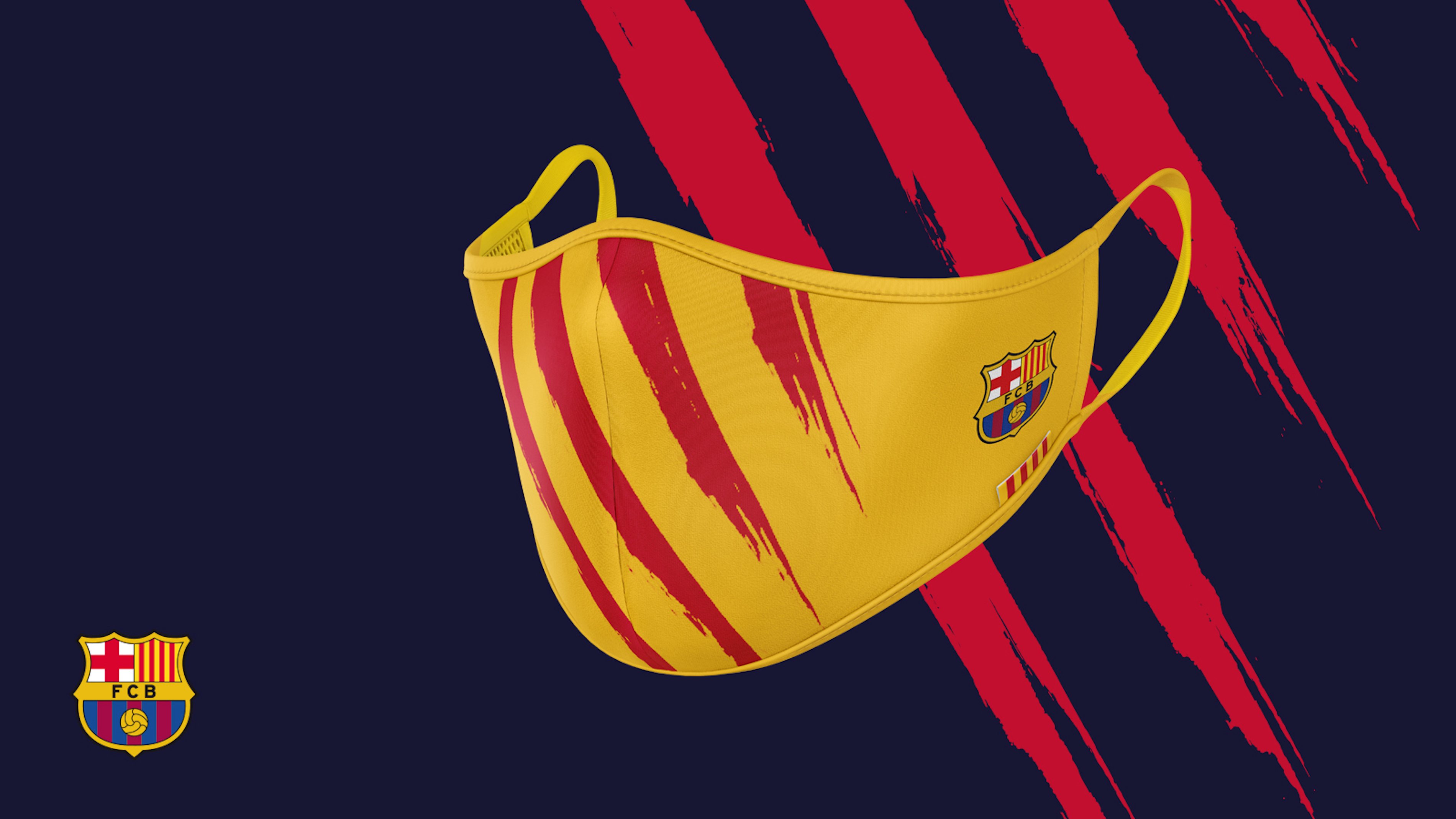 VÍDEO | Així es creen les mascaretes del Barça: blaugrana i de la senyera