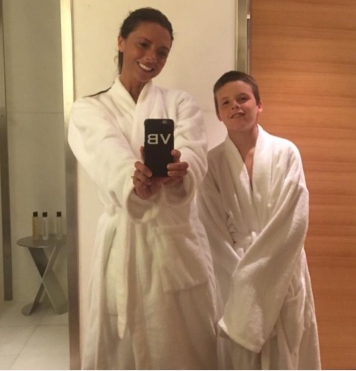 victoria beckham e hijo