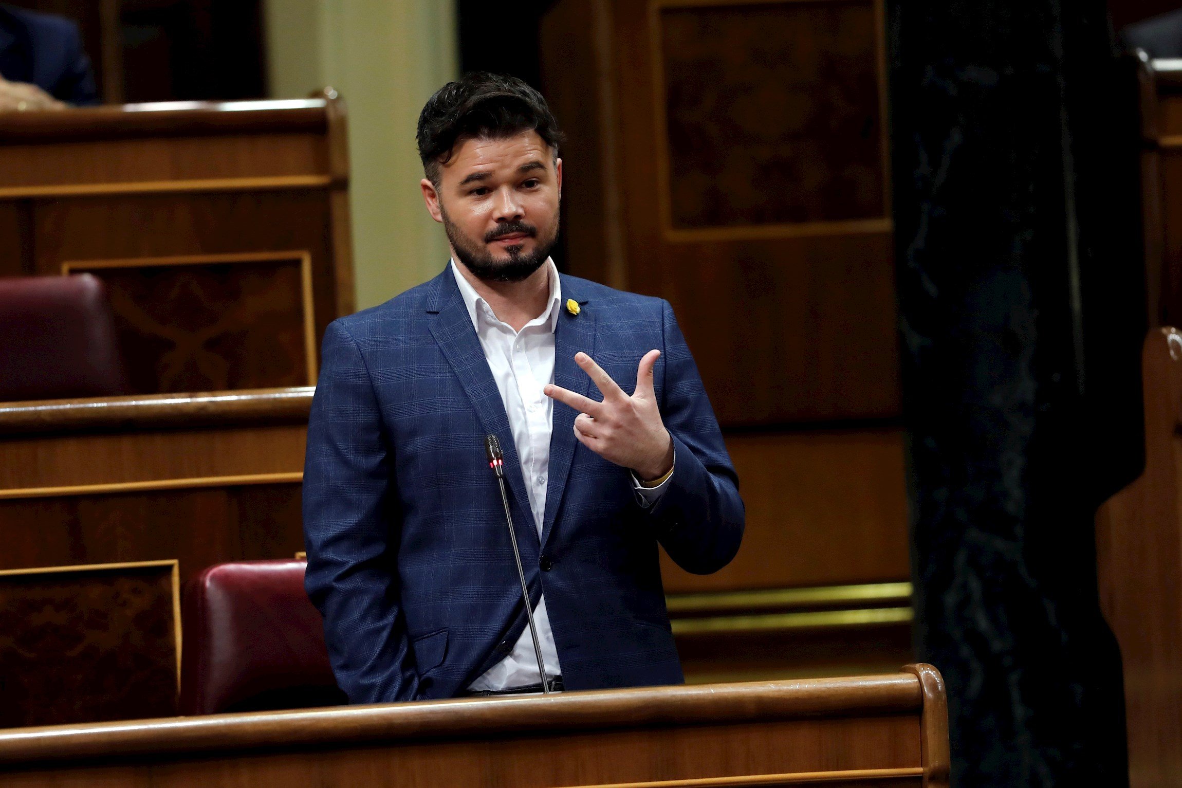 Rufián, a Borràs: "Culpar a ERC es un insulto a la inteligencia colectiva"