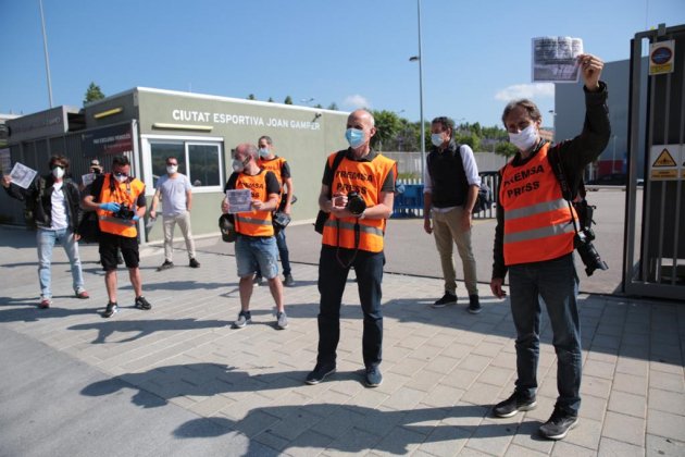 professionals gràfics protesta - sergi alcàzar