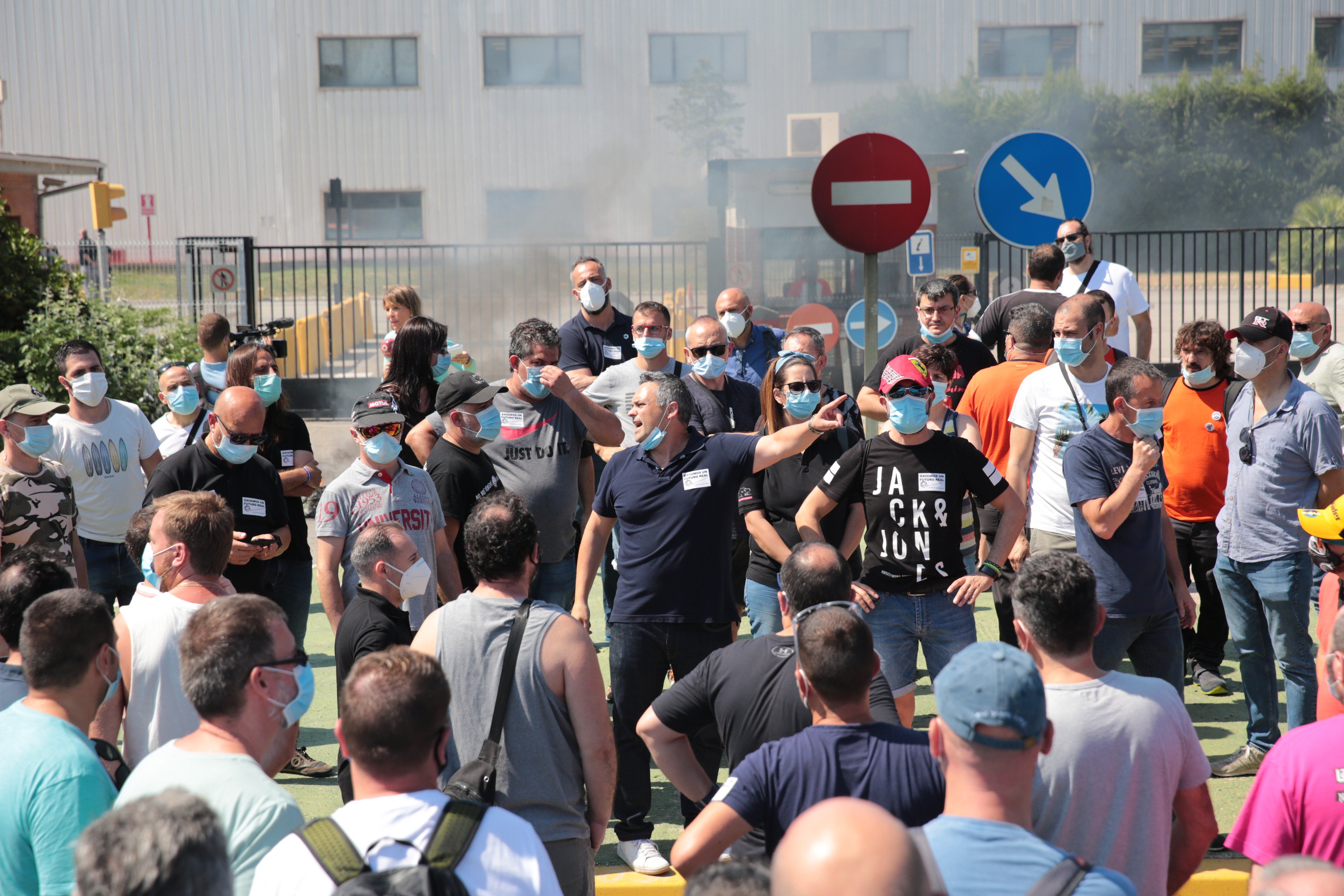 manifestacio nissan tancament sergi alcàzar