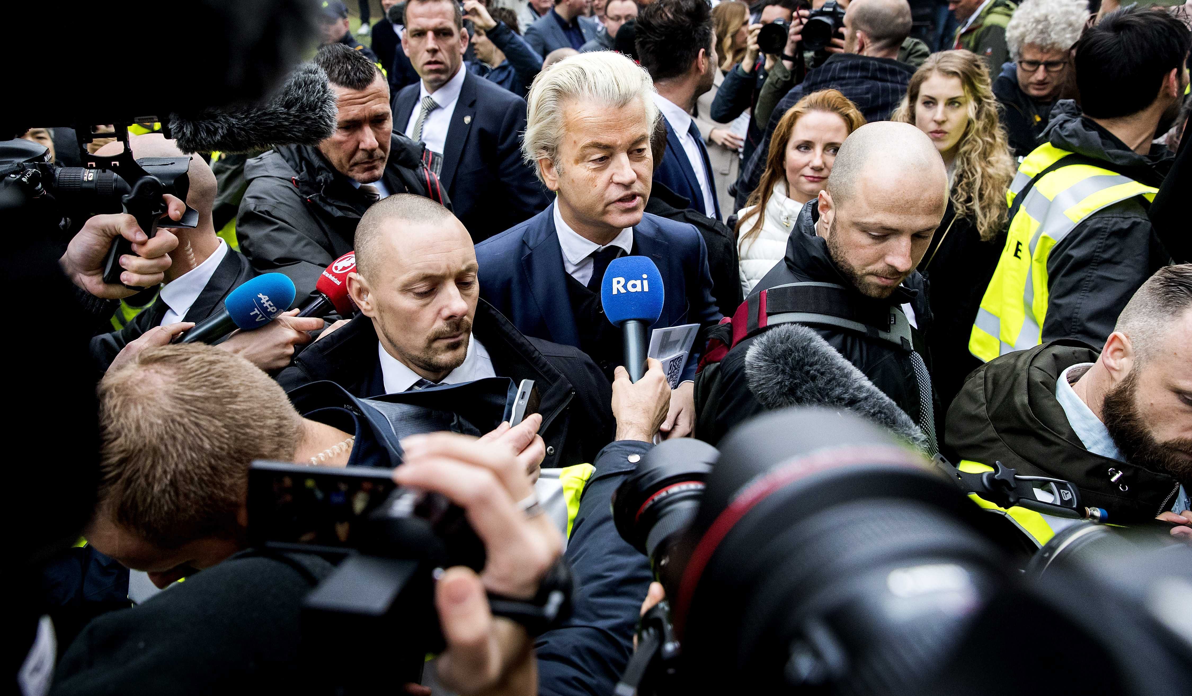 El ultraderechista Wilders, favorito a las elecciones en los Países Bajos
