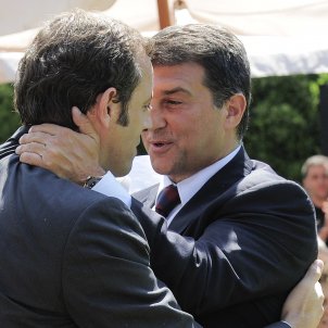 Els consells de Sandro Rosell a Joan Laporta i Xavi Hernández