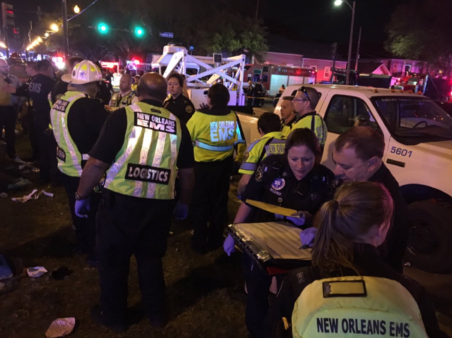 Al menos 28 heridos en un atropello masivo en el Carnaval de Nueva Orleans