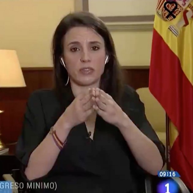 Irena Montero puls 2 recibe TVE