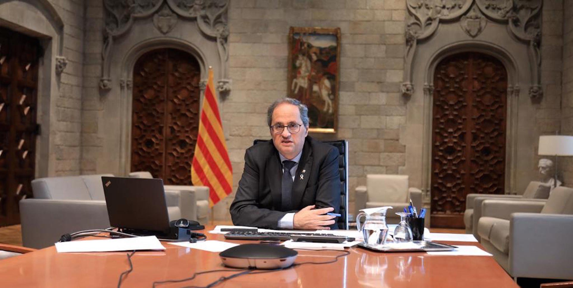 Torra, a Aragonès: "El acuerdo de ERC con el PSOE no vincula al Govern"